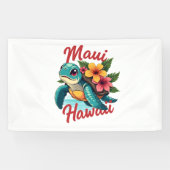 Maui Hawaii T Shirt Meisje Vrouwen Kinder Zee Schi Spandoek (Horizontaal)