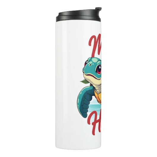 Maui Hawaii T Shirt Meisje Vrouwen Kinder Zee Schi Thermosbeker (Gedraaid links)