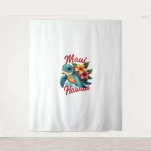 Maui Hawaii T Shirt Meisje Vrouwen Kinder Zee Schi Wandkleed