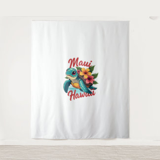 Maui Hawaii T Shirt Meisje Vrouwen Kinder Zee Schi Wandkleed