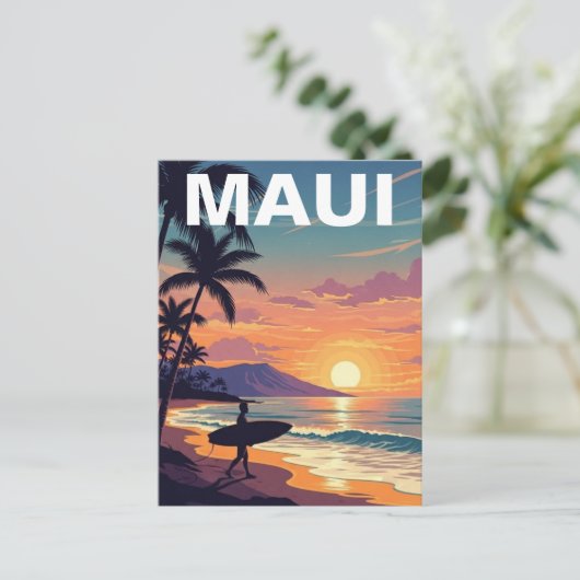 Maui Hawaii Travel Briefkaart (Staand voorkant)