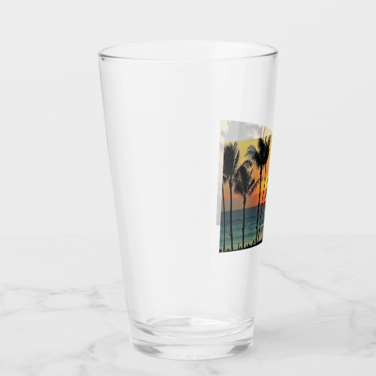 Maui Hawaii Travel Pint Glass Glas (Rechts)