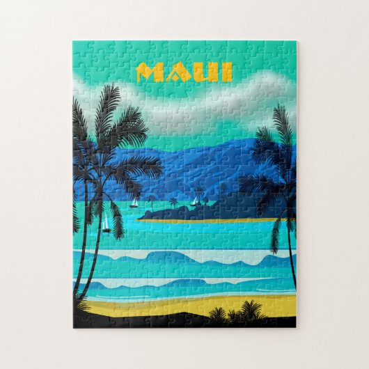 Maui Hawaii Travel Puzzle Legpuzzel (Verticaal)