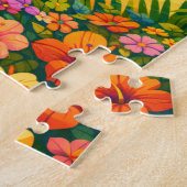 Maui Hawaii Tropical Coastline Retro Travel Legpuzzel (Zijkant)