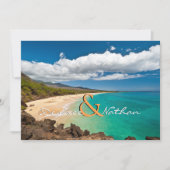 Maui, Hawaii - Uitnodiging voor een bruiloft (Voorkant)