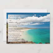 Maui, Hawaii - Uitnodiging voor een bruiloft (Achterkant)
