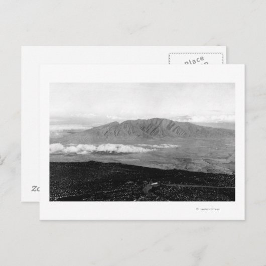 Maui, Hawaii - Uitzicht van de top van Haleakala Briefkaart (Voorkant / Achterkant)