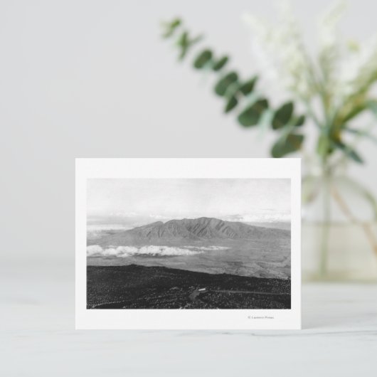 Maui, Hawaii - Uitzicht van de top van Haleakala Briefkaart (Staand voorkant)