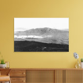 Maui, Hawaii - Uitzicht van de top van Haleakala Canvas Afdruk (Insitu (Woonkamer))
