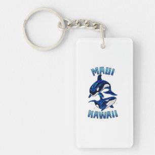 Maui Hawaii Vacation Tribal Orcas Sleutelhanger
