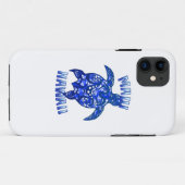 Maui Hawaii Vacation Tribal Turtle Case-Mate iPhone Case (Achterkant (horizontaal))