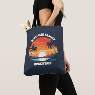 Maui Hawaii Vakantie Sunrise Palmbomen Gepersonali Tote Bag