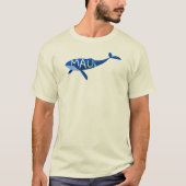Maui Hawaii Whale T-shirt (Voorkant)