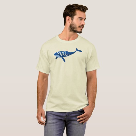 Maui Hawaii Whale T-shirt (Voorkant volledig)