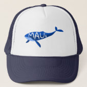 Maui Hawaii Whale Trucker Pet (Voorkant)