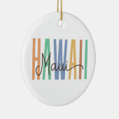 Maui Hawaii (zand) Keramisch Ornament (Rechts)