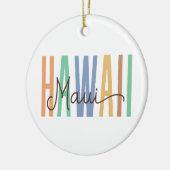 Maui Hawaii (zand) Keramisch Ornament (Links)