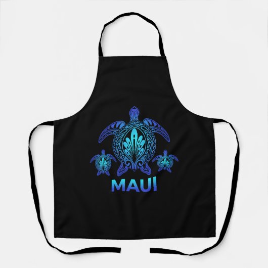 Maui Hawaii Zee Turtle Hawaiian Aloha Beach Schort (Voorkant)