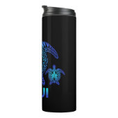 Maui Hawaii Zee Turtle Hawaiian Aloha Beach Thermosbeker (Geroteerd rechts)