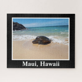 Maui Hawaii Zeeschildpad Foto Afbeelding Natuur Oc Legpuzzel