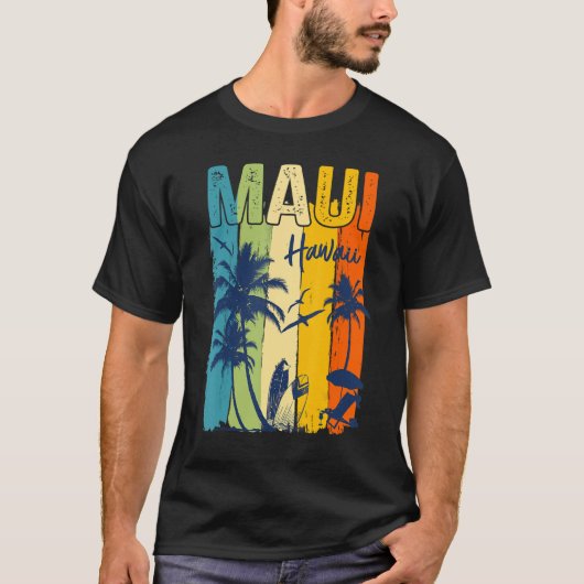 Maui Hawaiian Family Vacation Matching Group T-shirt (Voorkant)