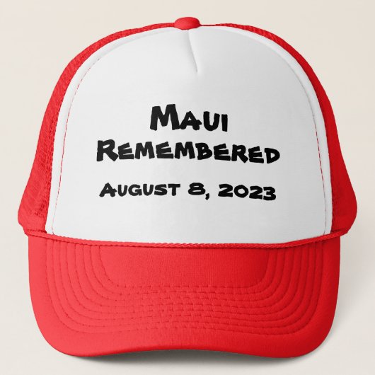 Maui herinnerde zich trucker pet (Voorkant)