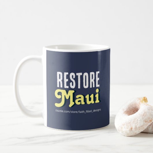 Maui herstellen koffiemok (Met donut)
