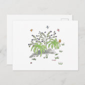 Maui huurt onder een struik aankondigingskaart (Voorkant / Achterkant)