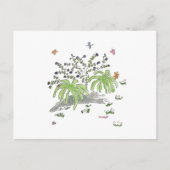 Maui huurt onder een struik aankondigingskaart (Voorkant)