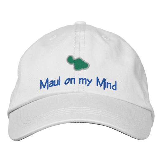 MAUI in mijn hoofd Geborduurde Pet (Voorkant)