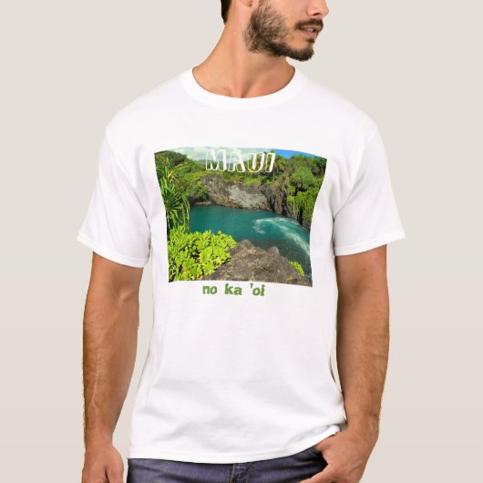 MAUI is het beste (in het Hawaïaans) T-shirt (Voorkant)