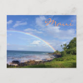 Maui Island Rainbow Briefkaart (Voorkant)