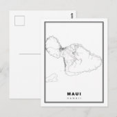 Maui Kaart (Voorkant / Achterkant)