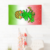 Maui Kalikimaka Pun Hawaiian kerstananas Spandoek (Insitu)