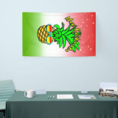 Maui Kalikimaka Pun Hawaiian kerstananas Spandoek (Beurs)