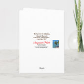 Maui Koi Pond Blanco Feestdagen Kaart (Achterkant)