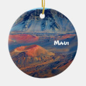 Maui Landschap Keramisch Ornament (Voorkant)