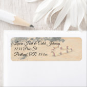 Maui Lei op geheim strand retour adres label (Insitu)