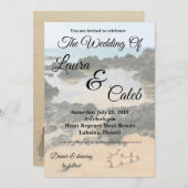 Maui Lei over geheime uitnodiging voor het huwelij (Voorkant / Achterkant)