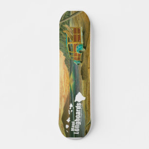 Maui Longboards Woody Longboard Skateboard