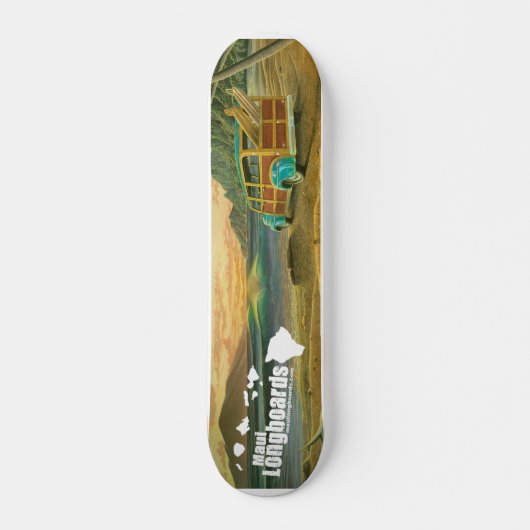 Maui Longboards Woody Longboard Skateboard (Voorkant)