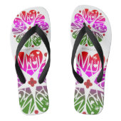 Maui Lover's Heart Teenslippers (Voetbed)