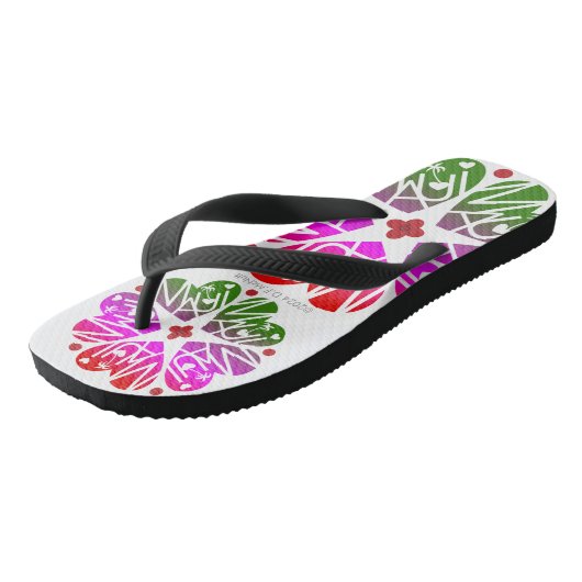 Maui Lover's Heart Teenslippers (Schuin)