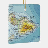 Maui  Map Keramisch Ornament (Rechts)