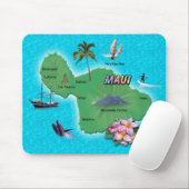 Maui Map Muismat (Met muis)
