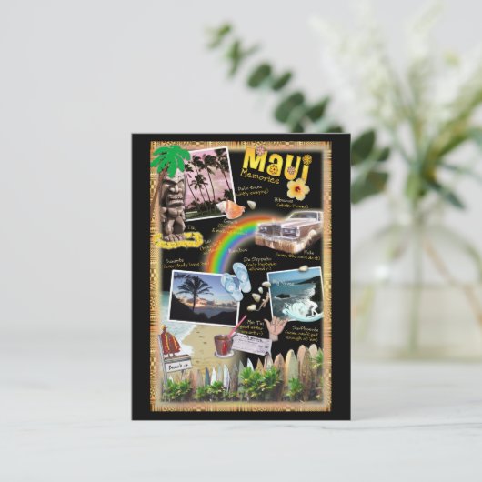 Maui Memories Briefkaart (Staand voorkant)