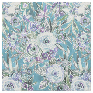 MAUI MINDSET Mystic Aqua + Paarse Floral Stof
