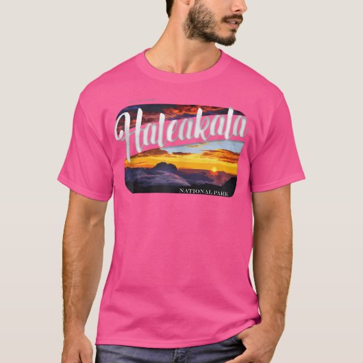 Maui National Park Sunrise Haleakala Wandelen T-shirt (Voorkant)
