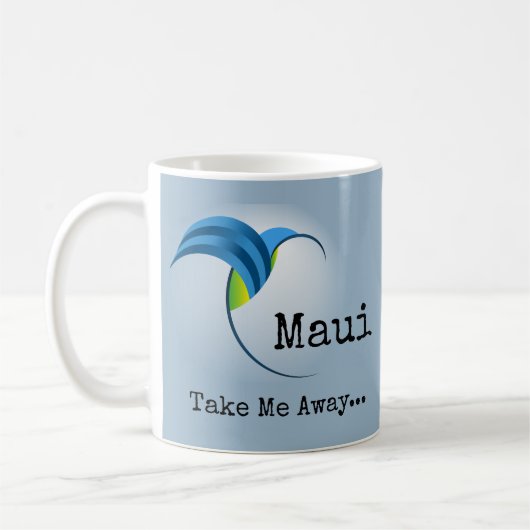 Maui neemt me weg... koffiemok (Links)