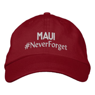 Maui #NeverForget Verstelbaar Geborduurde Pet